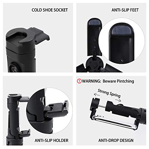 Tripod Phone Stand with Cold Shoe Mount - Alvoxcon