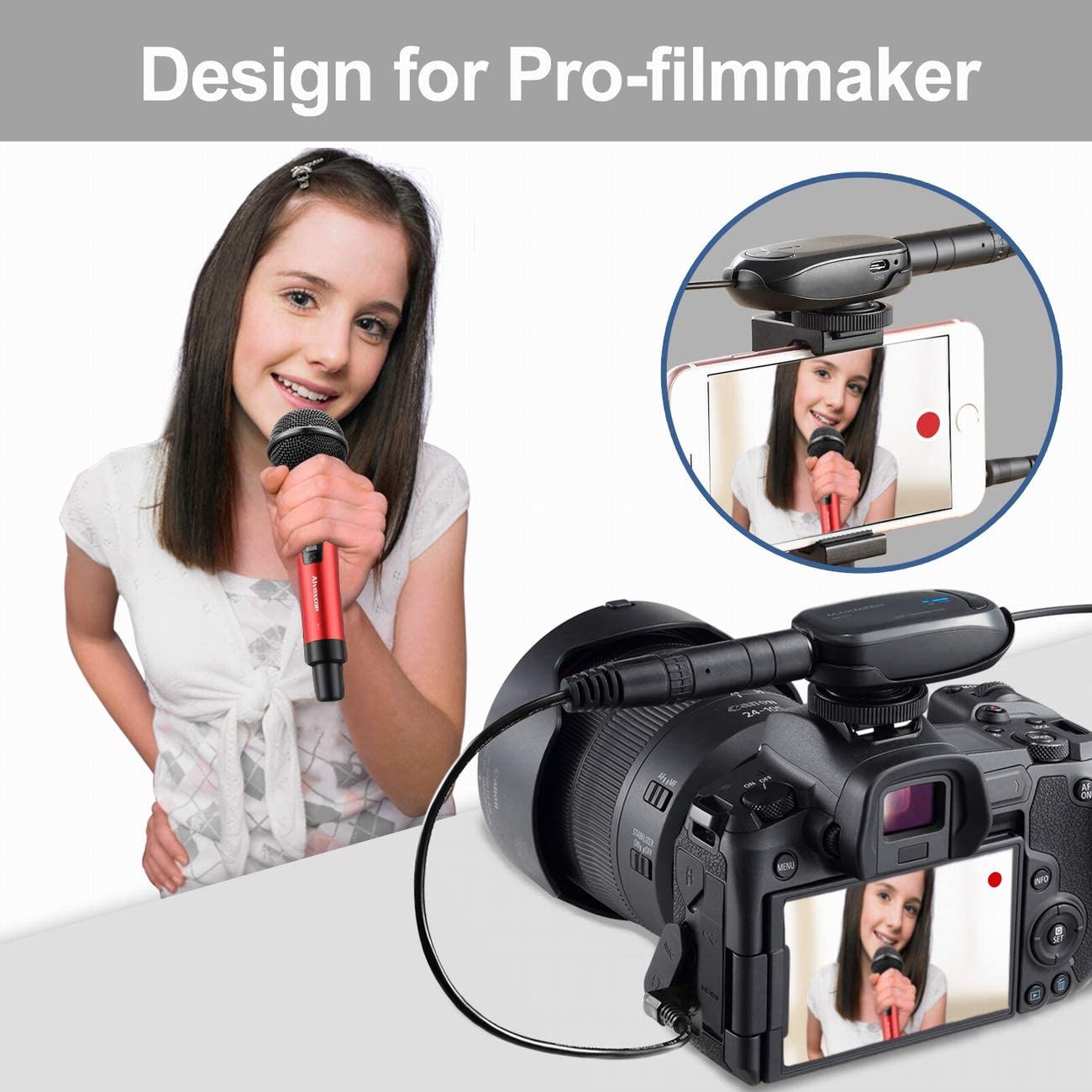 Rechargeable Wireless Microphone System - Alvoxcon