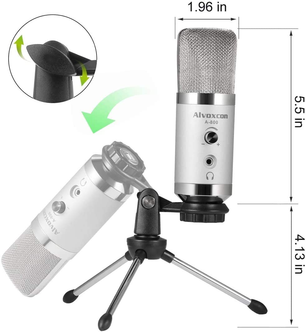 Computer Microphone for YouTube, Livestream - Alvoxcon