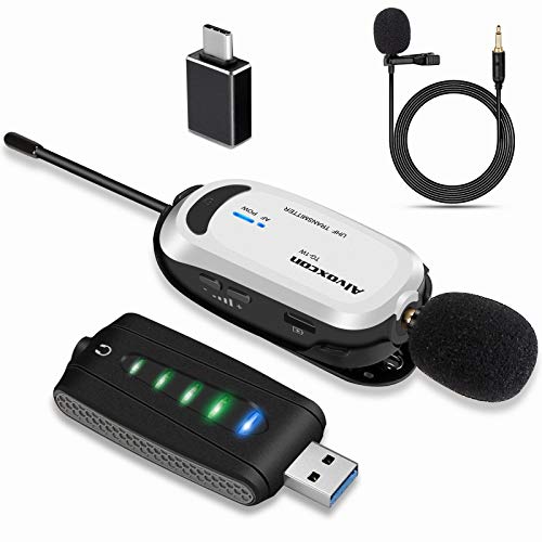 Amazon.com: Alvoxcon UHF Dual Channel Wireless Lavalier