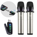 Duel Wireless Microphone for iPhone & Computer with USB Receiver - Alvoxcon