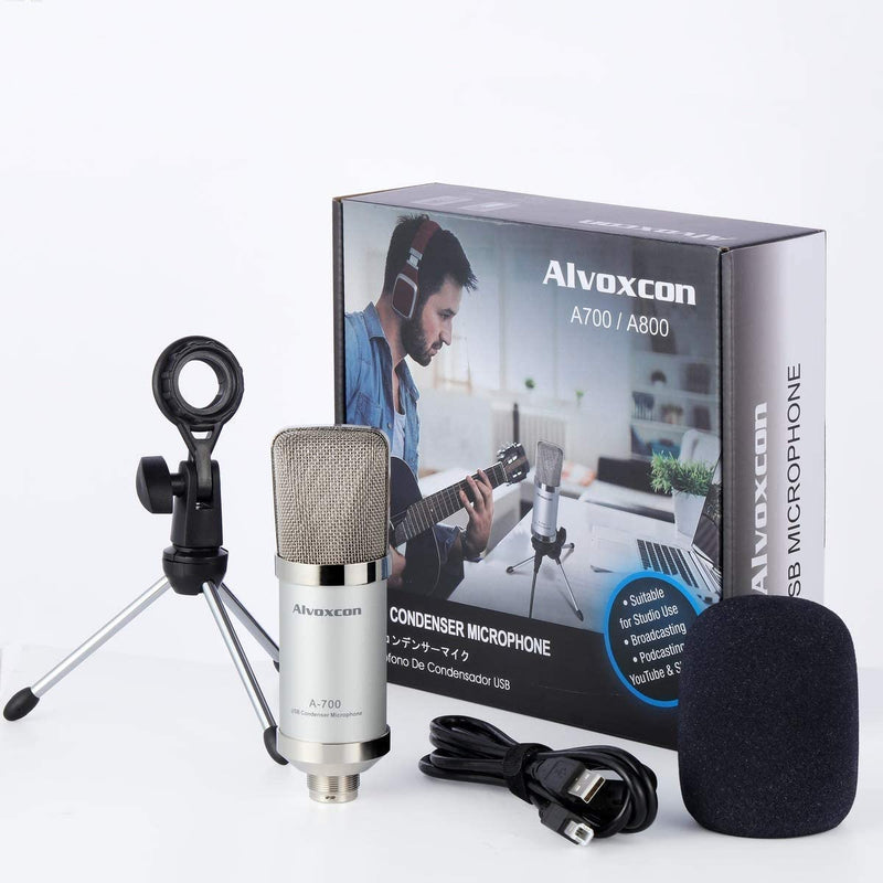 USB Microphone for Computer Recording & Gaming - Alvoxcon