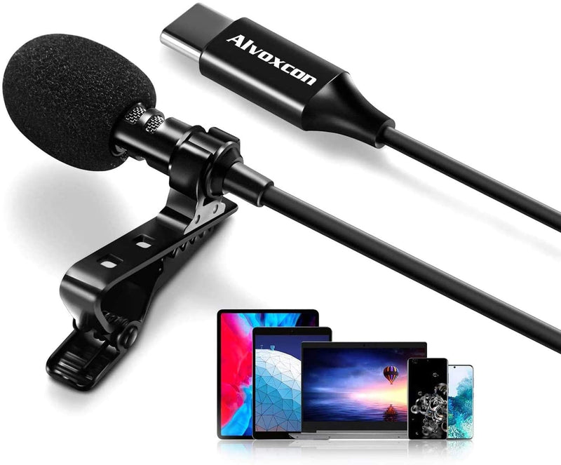  Wireless Lavalier Microphone for Type-C Phone, Plug