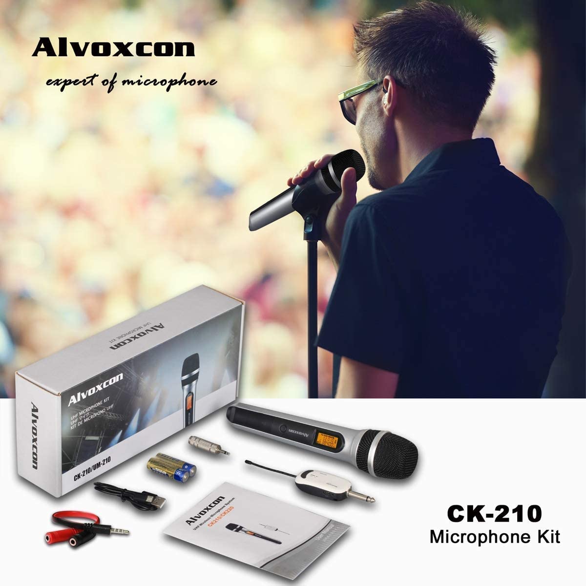 Handheld Wireless Microphone System