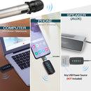 USB Wireless Handheld Microphone for iPhone & Computer - Alvoxcon