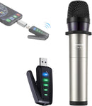 USB Wireless Handheld Microphone for iPhone & Computer - Alvoxcon