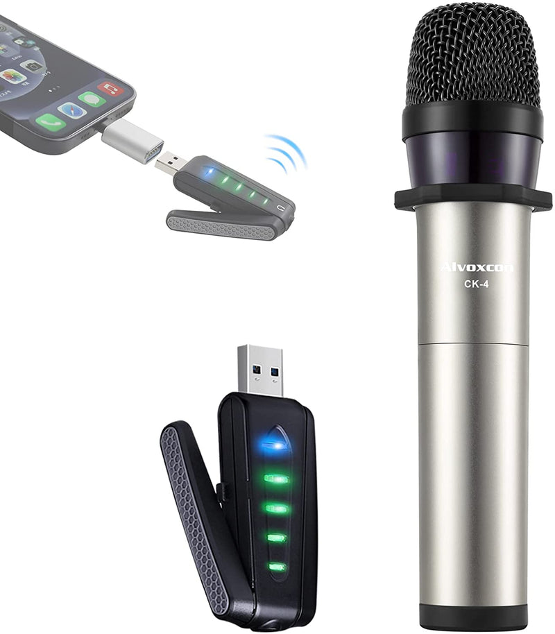 USB Wireless Handheld Microphone for iPhone & Computer